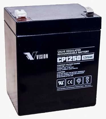 Акумуляторна батарея Vision CP, 12В, 5А•год, AGM - 2