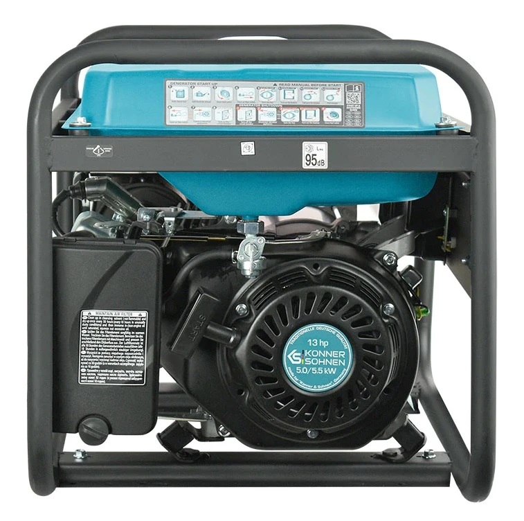 Генератор бензиновий Konner&Sohnen KS 7000E ATS, 230В, 5.5кВт, АВР(ATS), електростартер, 76.8кг - 4