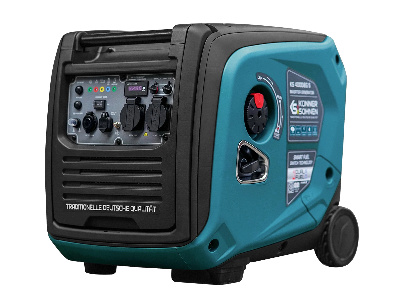 Генератор газобензиновий інверторний Konner&Sohnen KS 4000iEG S, 230В, 4.0кВт, електростартер, 40кг - 2