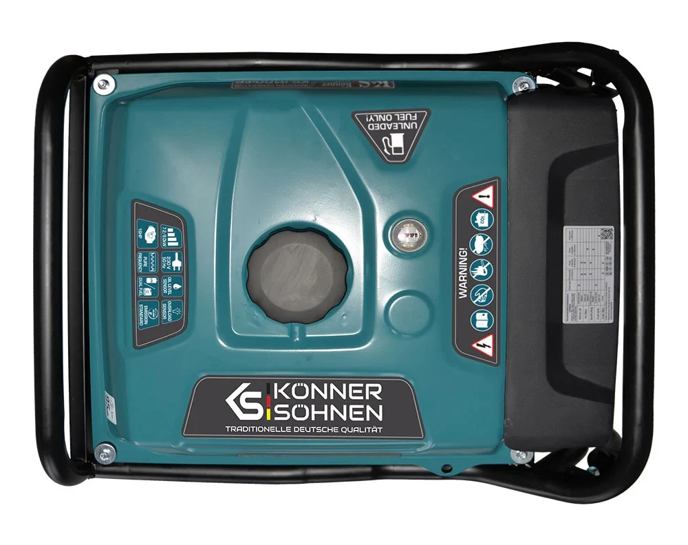 Генератор газобензиновий інверторний Konner&Sohnen KS8100IEG, 230В, 8.5кВт, електростартер, 68кг. - 10