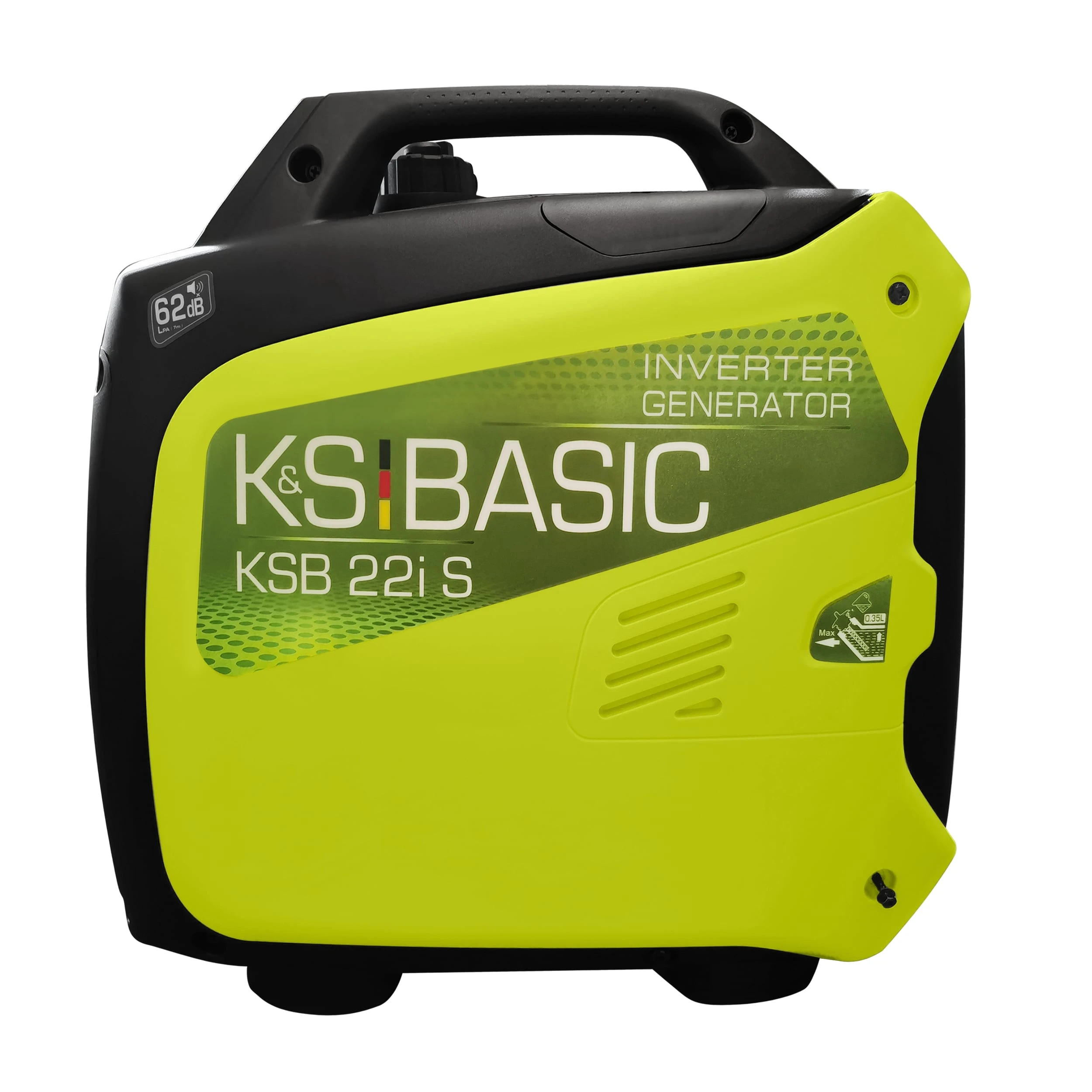 Генератор бензиновий інверторний Konner&Sohnen KSB 22i S, 230В, 2.0кВт, ручний запуск, 15.6кг - 7