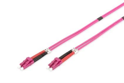 Патч-корд волоконно-оптичний DIGITUS LC/UPC-LC/UPC, 50/125, MM, OM4, duplex, 1м