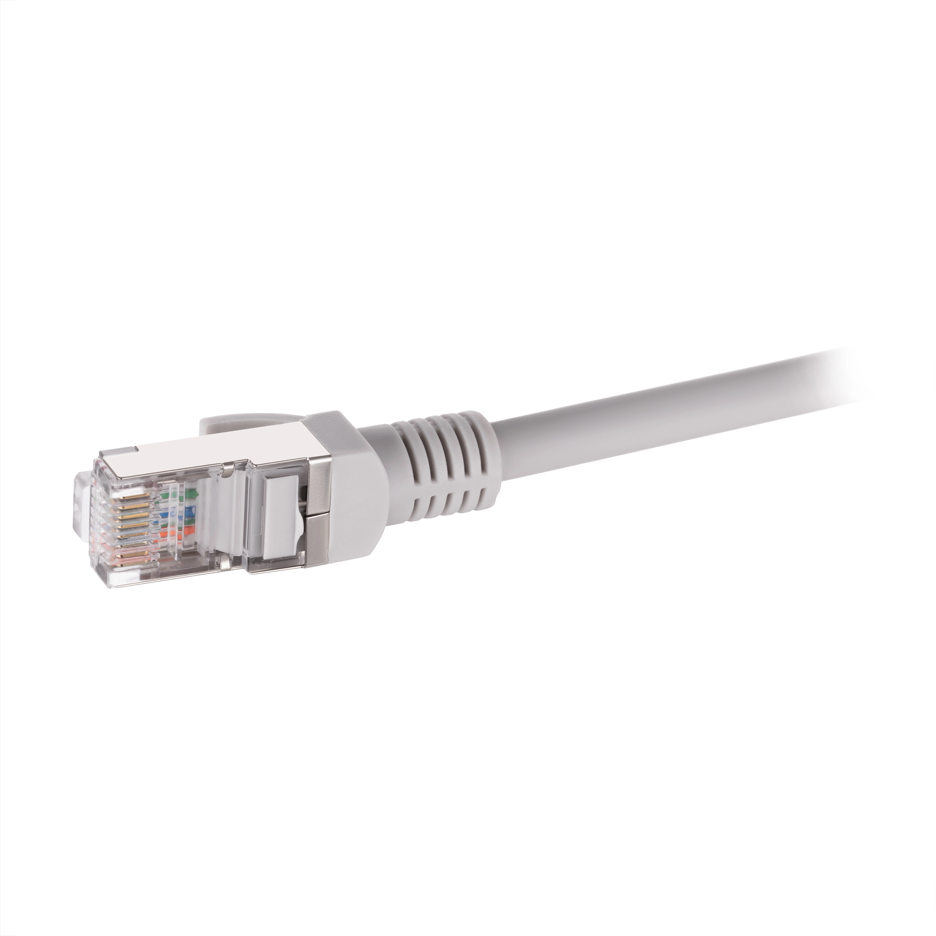 Патч-корд 2E САТ 6, FTP, 5м, 26AWG, RJ45, 7/0.16, Cu, LSZH, сірий - 3
