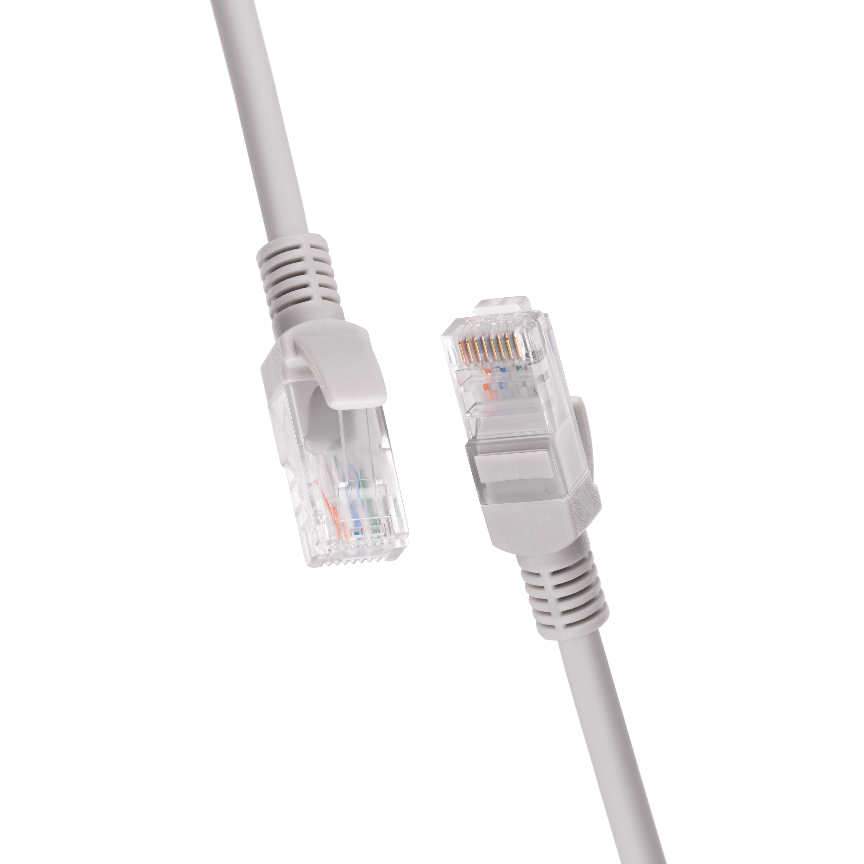 Патч-корд 2E САТ 6, UTP, 3м, 26AWG, RJ45, 7/0.16, Cu, LSZH, сірий - 4
