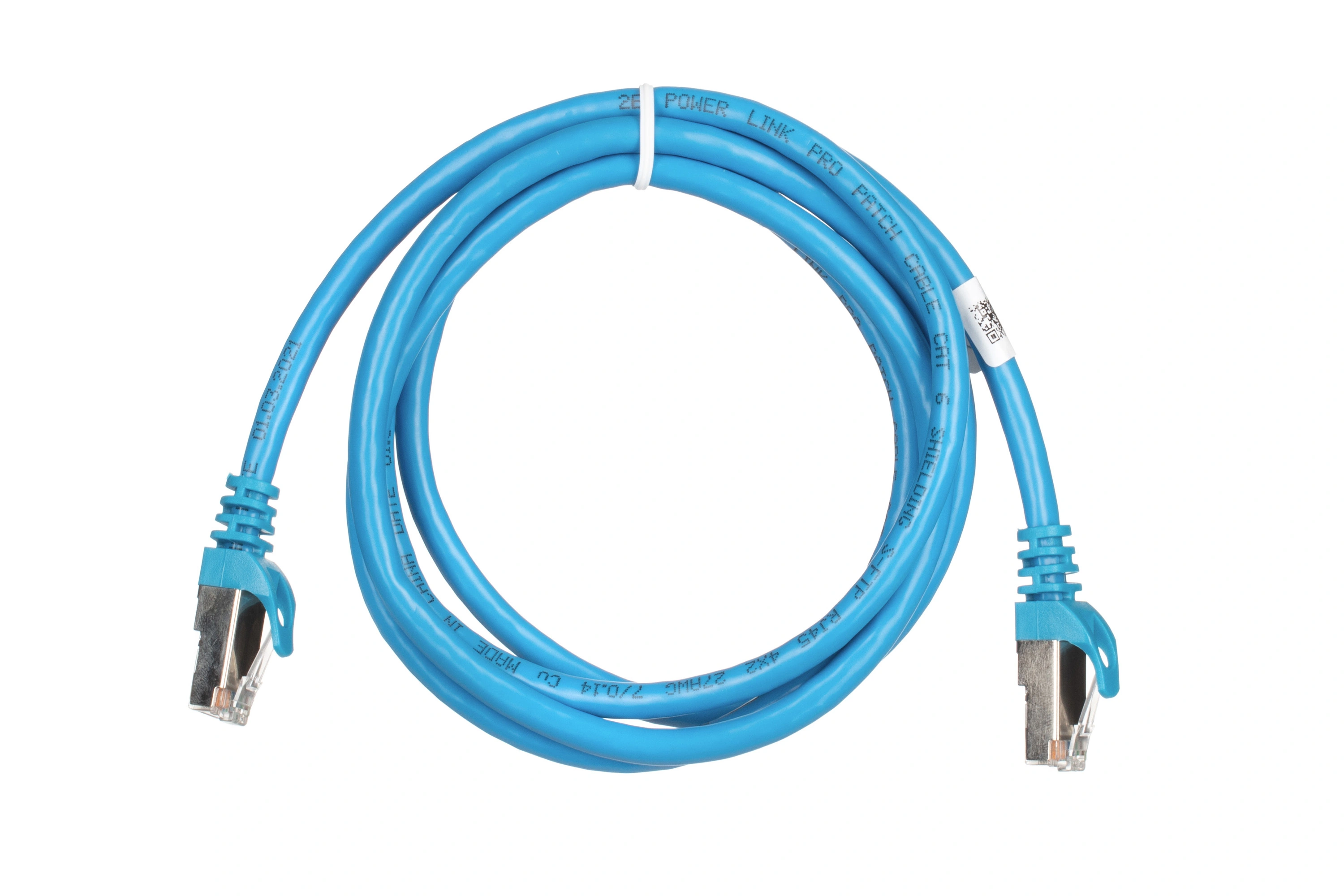 Патч-корд 2E САТ 6, S-FTP, 1.50м, 26AWG, RJ45, 7/0.16, Cu, PVC, синій - 2