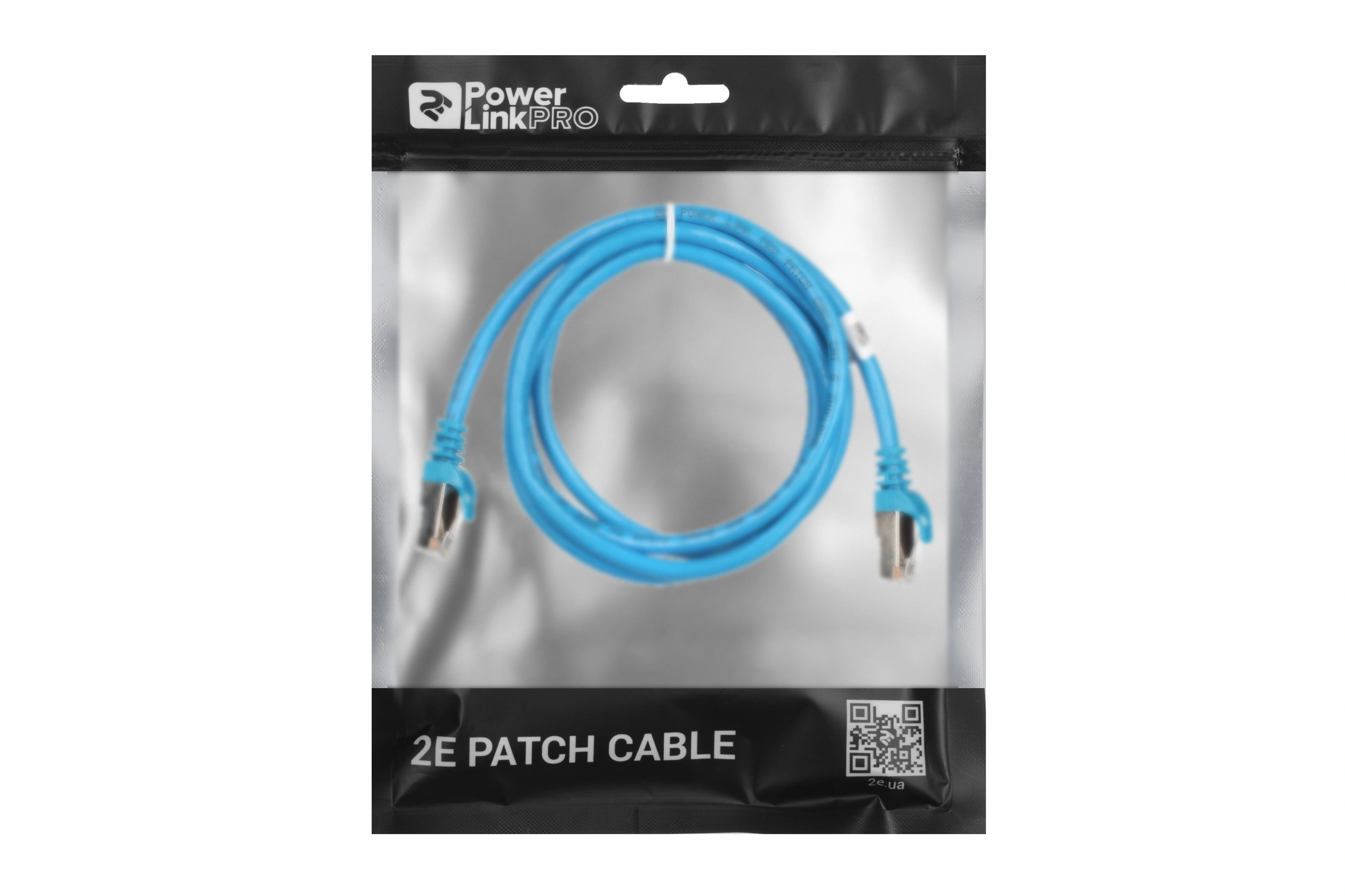 Патч-корд 2E САТ 6, S-FTP, 1.50м, 26AWG, RJ45, 7/0.16, Cu, PVC, синій - 3