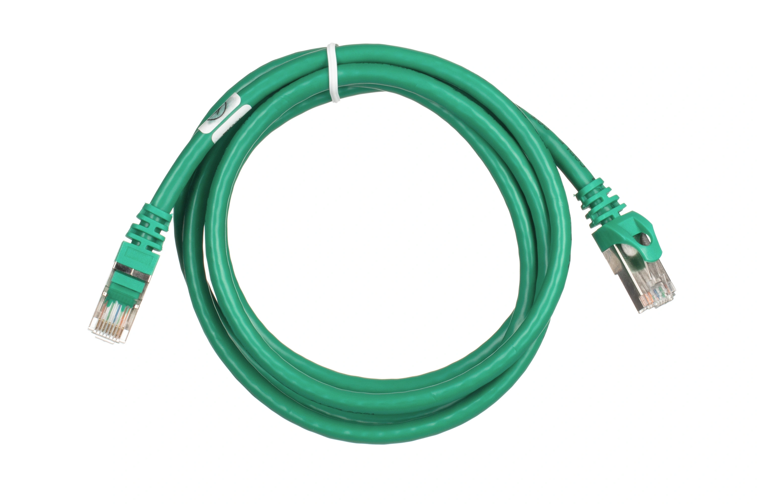 Патч-корд 2E САТ 6, S-FTP, 1.50м, 26AWG, RJ45, 7/0.16, Cu, PVC, зелений - 2