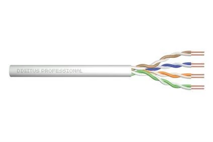 Кабель "вита пара" DIGITUS CAT 5e U-UTP, 305м, AWG 24/1, CCA, PVC, сірий