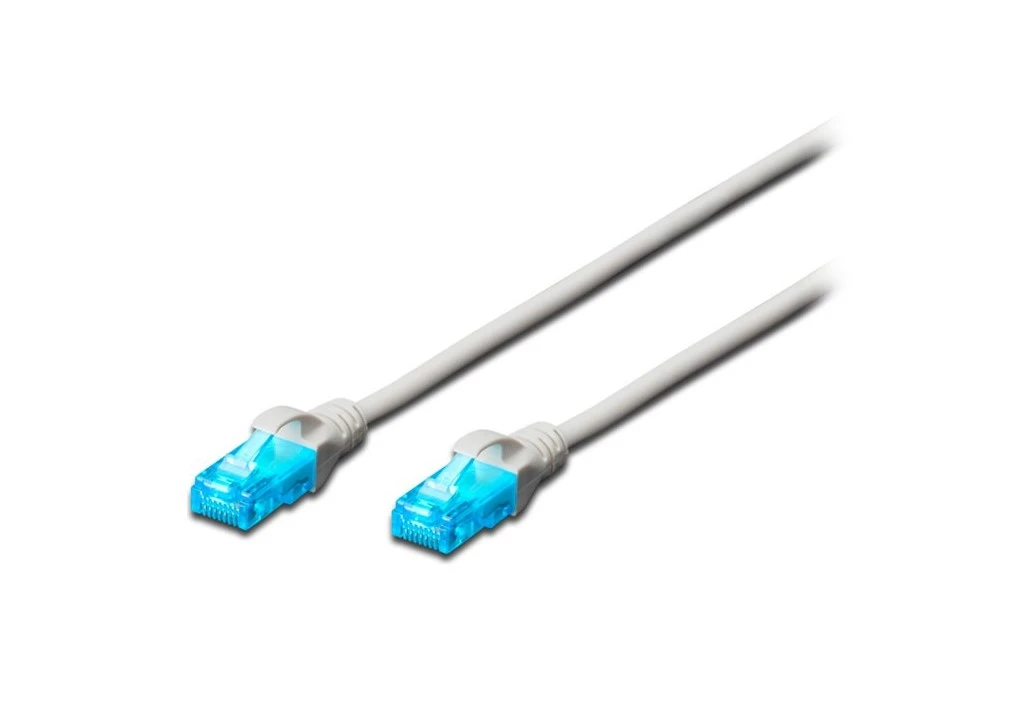 Патч-корд DIGITUS CAT 5e UTP, 0.5м, AWG 26/7, CCA, PVC, білий
