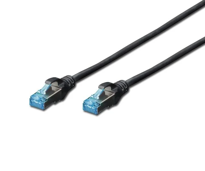 Патч-корд DIGITUS CAT 5e SF-UTP, 1м, AWG 26/7, Cu, PVC, синій - 2