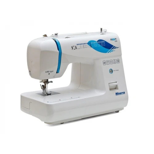 Швейна машина МINERVA NEXT 232D, електромеханічна, 85Вт, 23 швейних операцій, петля напівавтомат, бі - 2