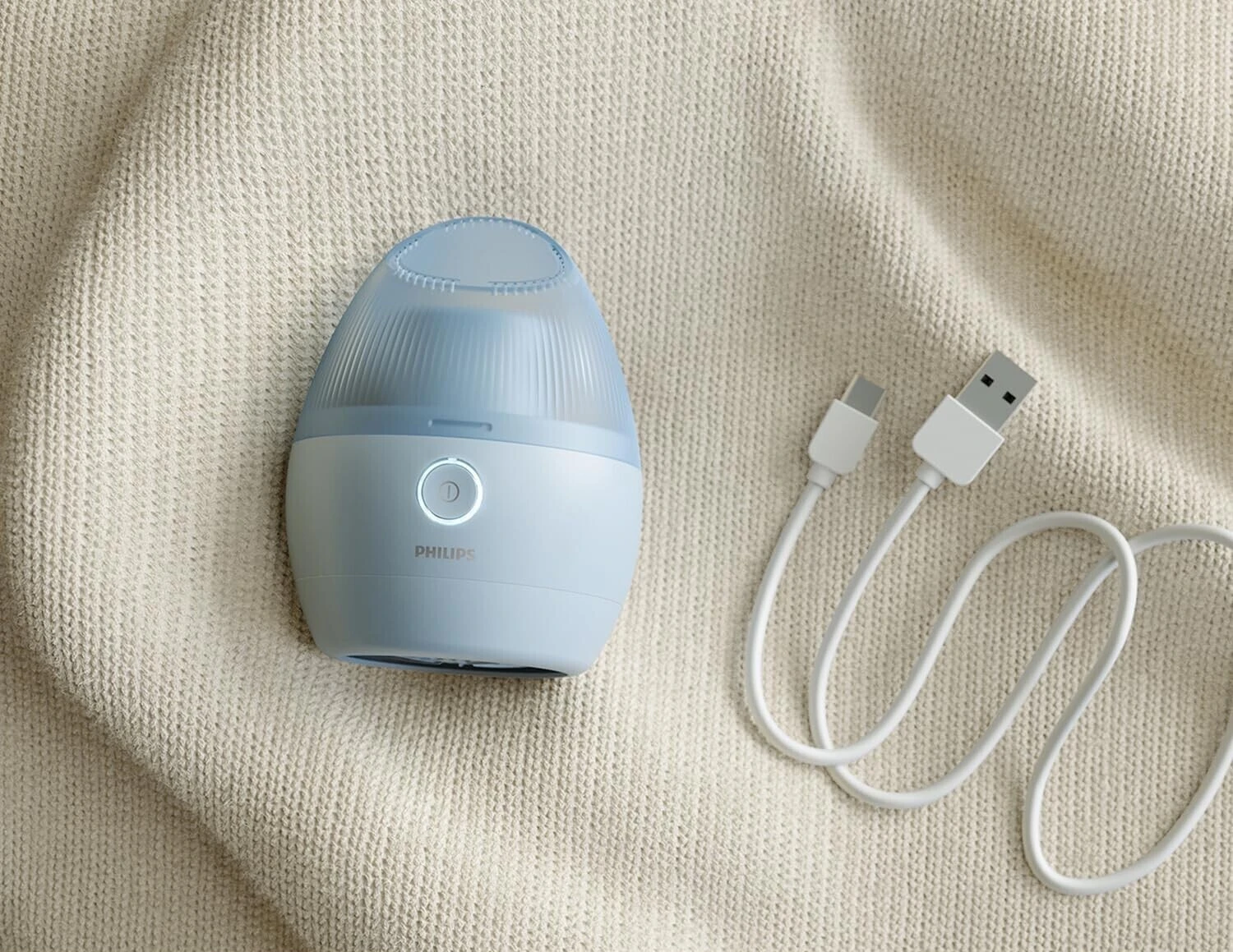 Машинка для видалення катишків Philips, велика площа лез. 90 хв. роботи на одному заряді, USB, блаки - 5