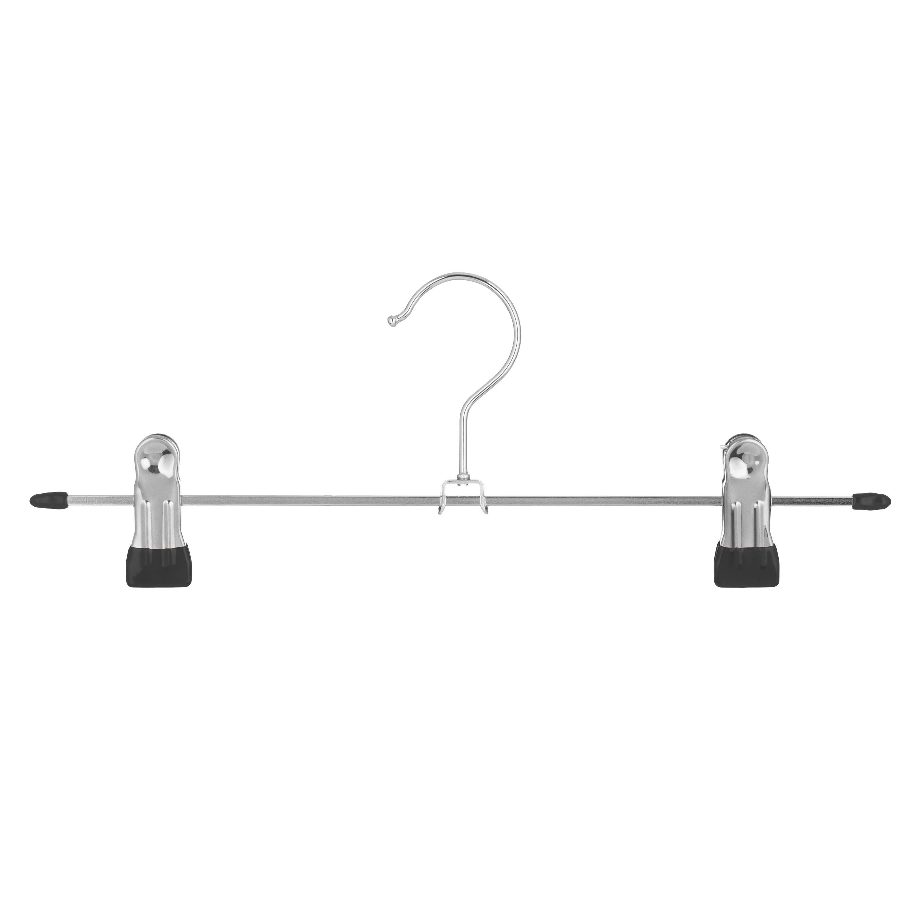 Набір вішаків з прищіпками для штанів Ardesto 30cm, 5шт, метал, ПВХ, чорний - 3