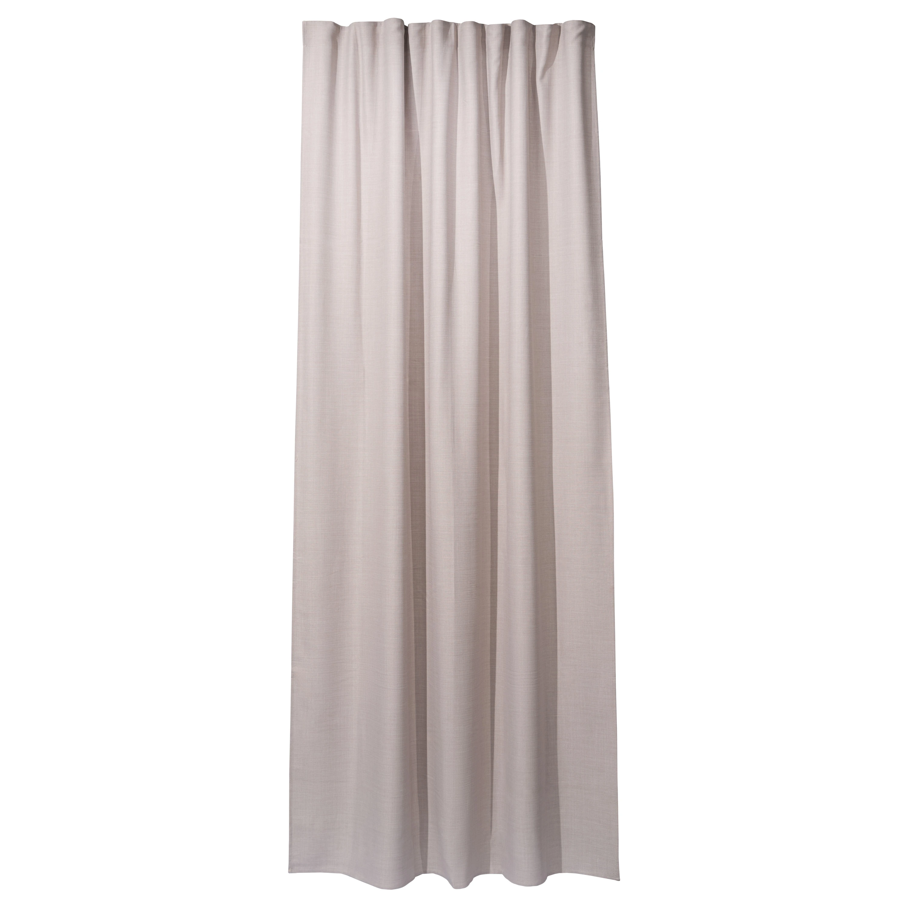 Штора Ardesto 150х270см, рогожка, 100% поліестер, сірий світлий