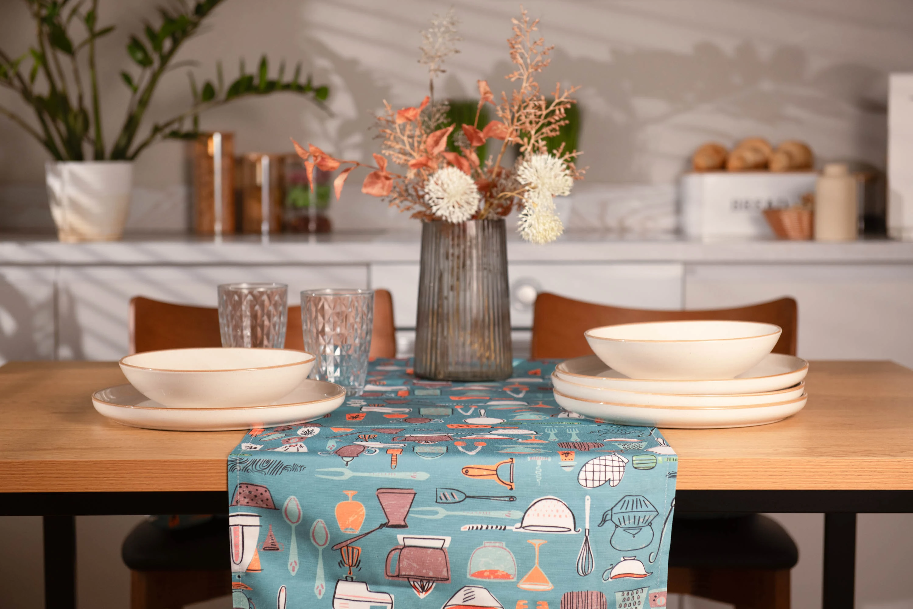 Ранер Ardesto Cookery 40х140см, 90% поліестер, 10% бавовна - 2