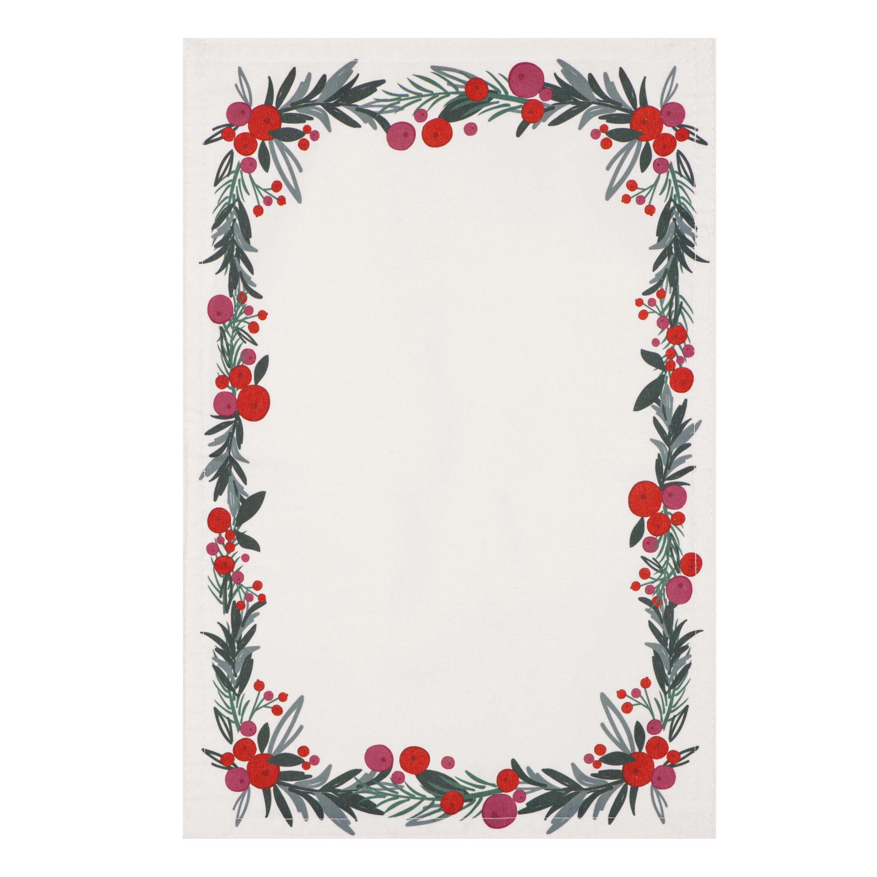 Серветка сервірувальна Ardesto Christmas Happy Holidays 30х45см, 90% поліестер, 10% бавовна, білий в - 2