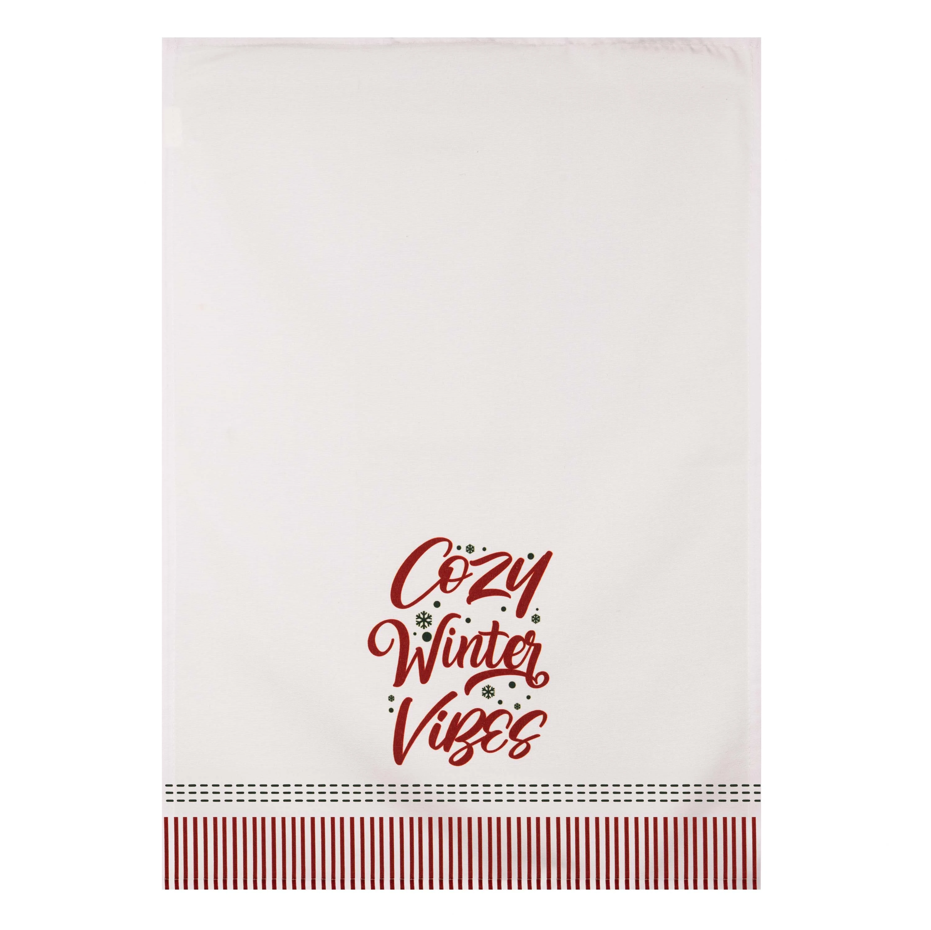 Рушничок для кухні Ardesto Christmas Happy Holidays 45х65см, 90% поліестер, 10% бавовна, білий - 2