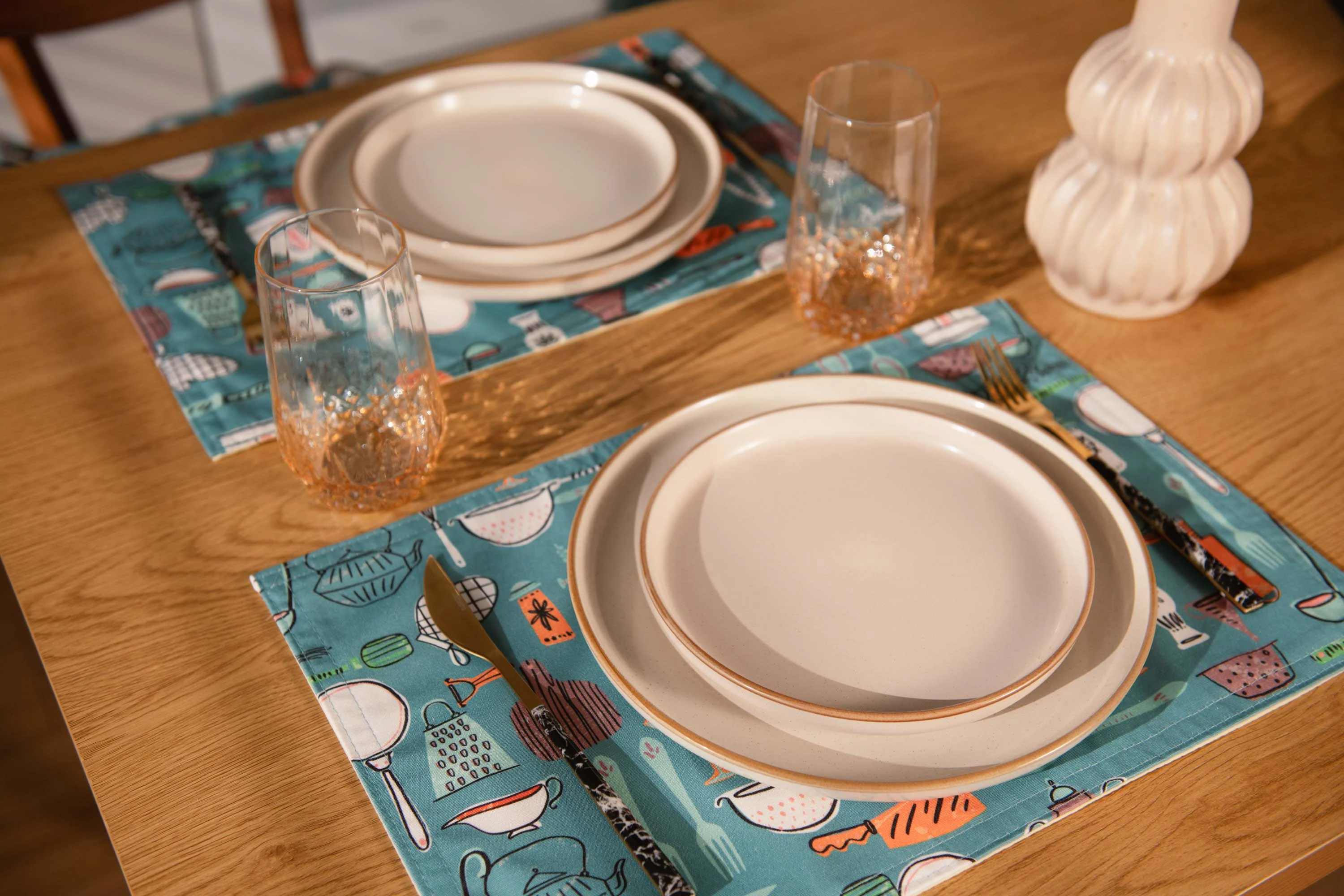 Набір серветок сервірувальних Ardesto Cookery, 30х45см, 2 шт, 90% поліестер, 10% бавовна - 2