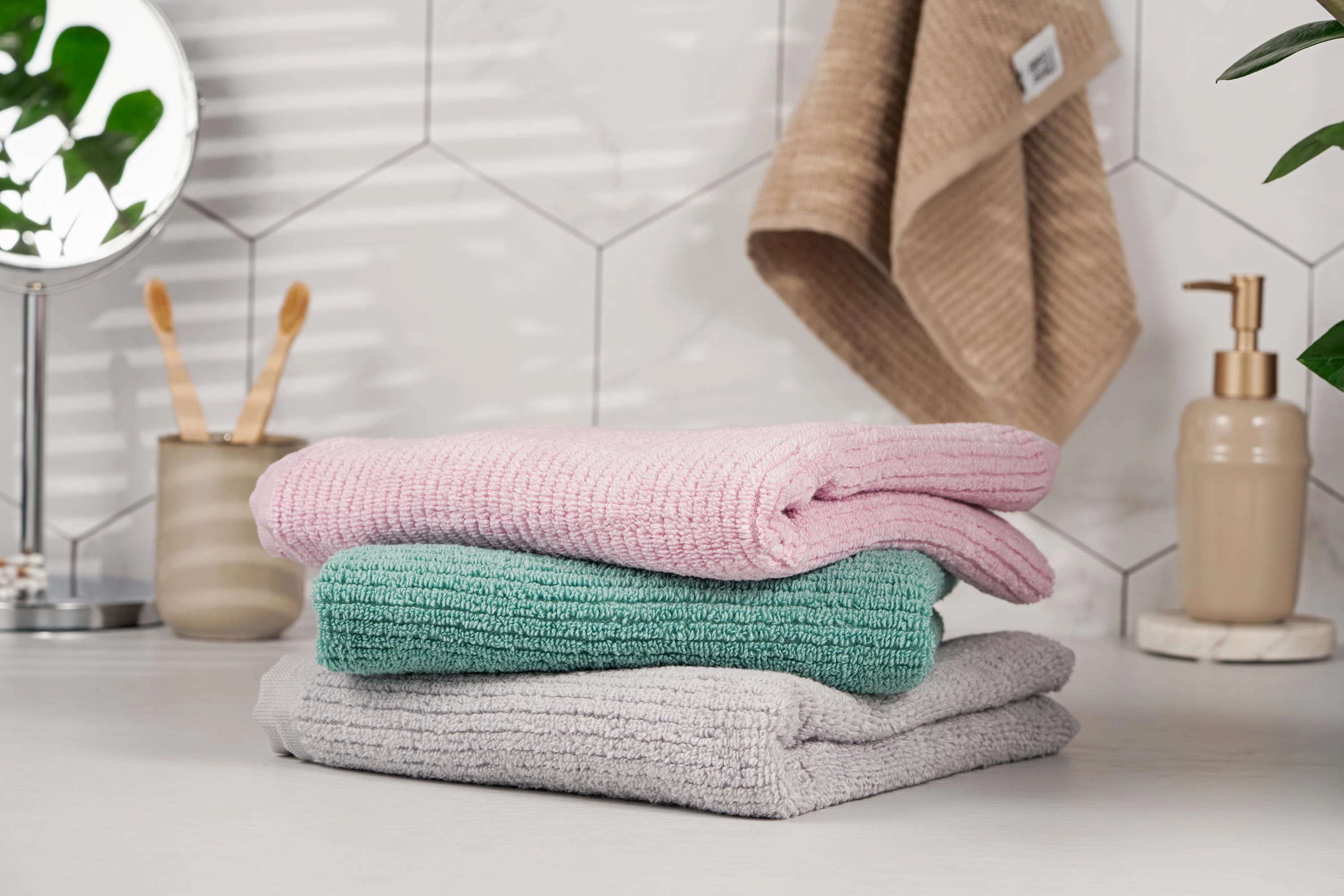 Рушник махровий Ardesto Air, 30х50см, 100% бавовна, бірюзовий - 2