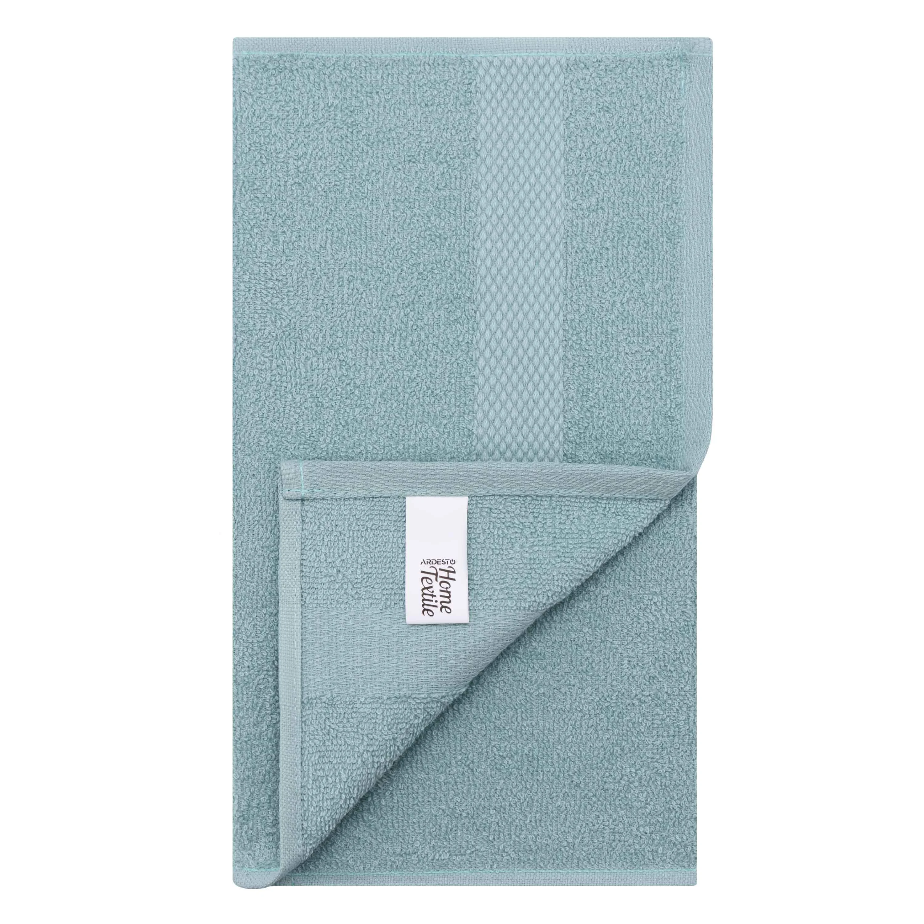 Рушник махровий Ardesto Essence 30х50см, 100% бавовна, аква - 2