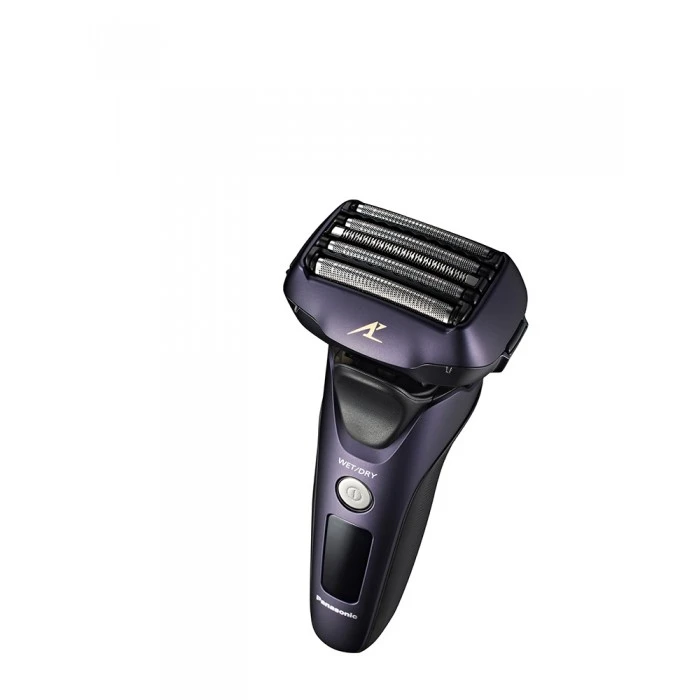 Бритва електрична Panasonic сіткова,  головок-5, Li-Ion, сухе+вологе, тример, чохол, чорно-синій - 2