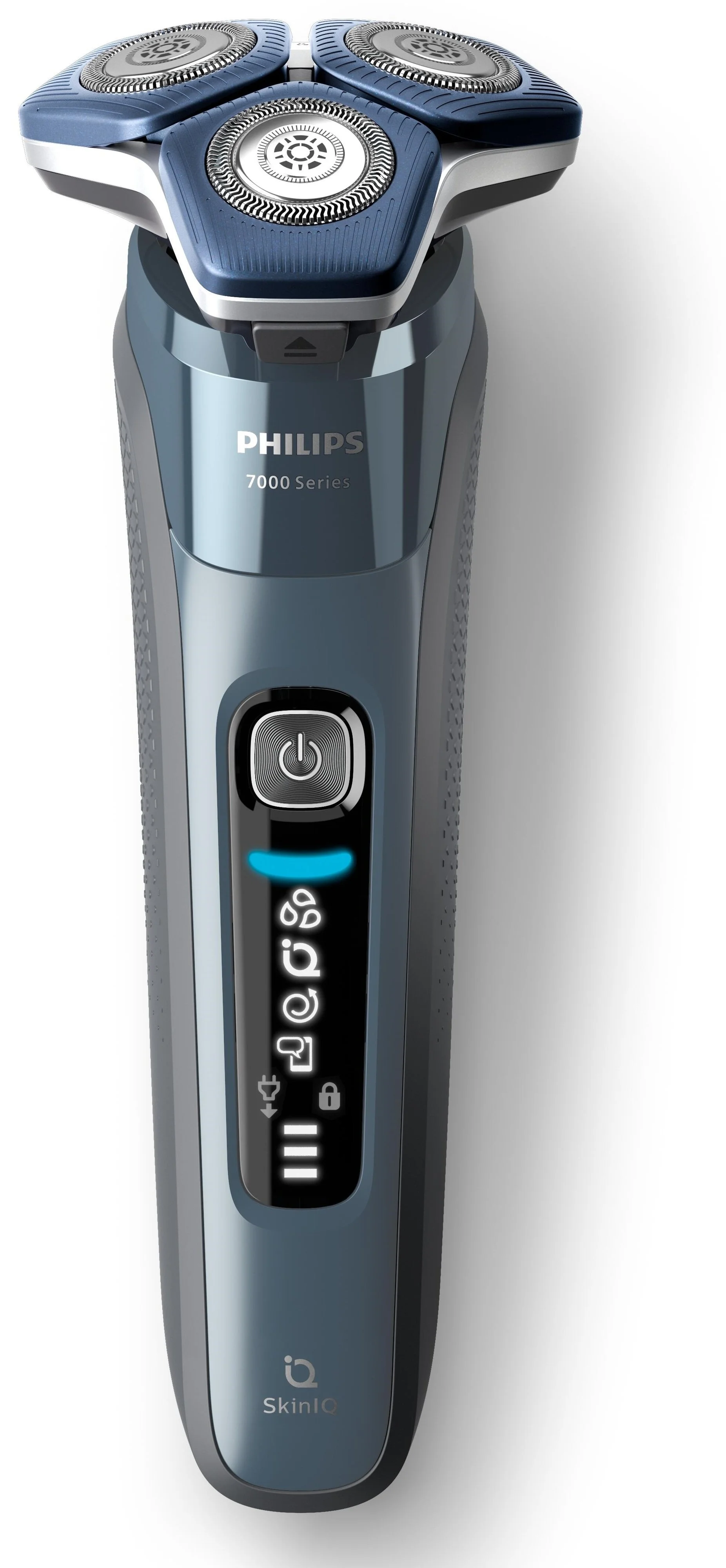 Бритва електрична Philips роторна Series 7000, 9Вт,  головок-3, Li-Ion, сухе+вологе, тример, чохо