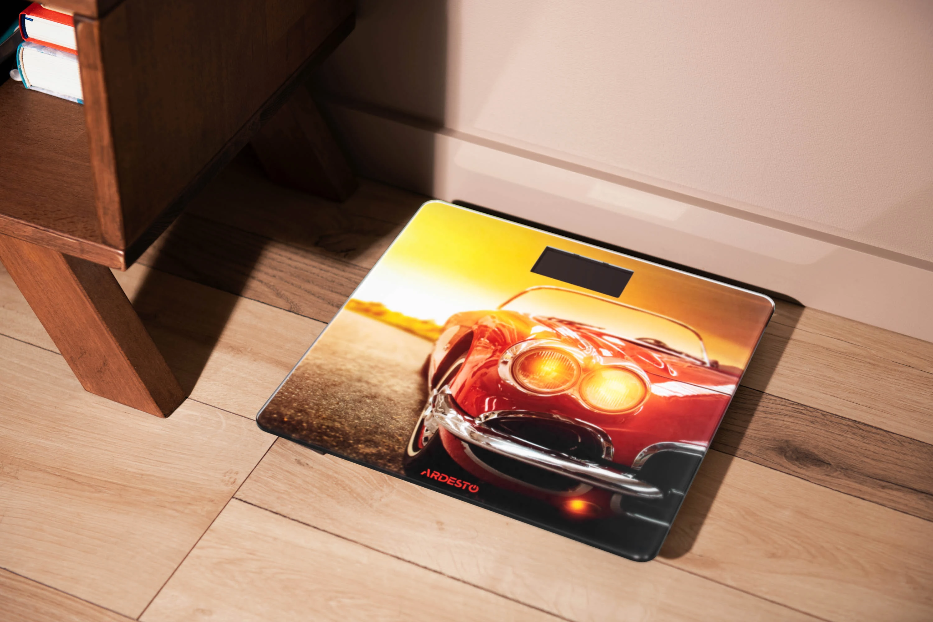 Ваги Ardesto підлогові Car, 150кг, AAAx2 в комплекті, скло, багатокольорові - 2