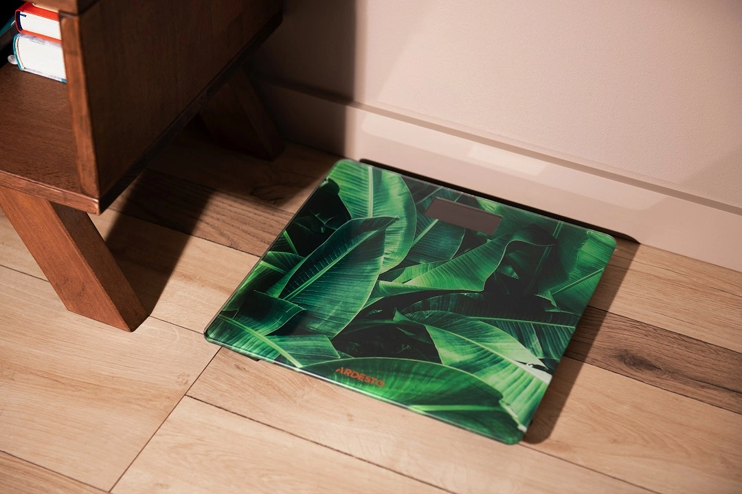 Ваги Ardesto підлогові Leaves,150кг, AAAx2 в комплекті, скло, багатокольорові - 2