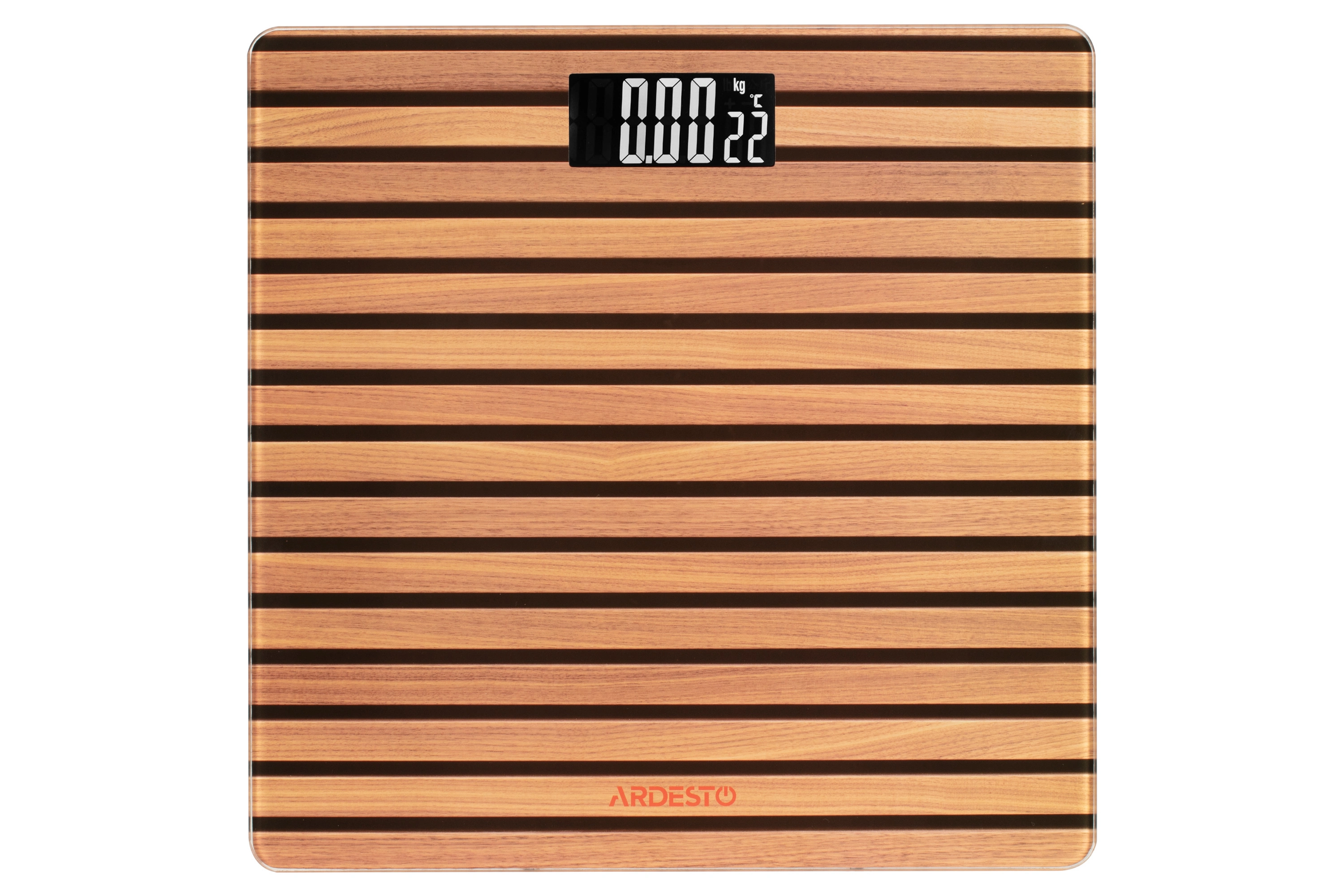 Ваги Ardesto підлогові Plank, 150кг, AAAx2 в комплекті, скло, багатокольорові