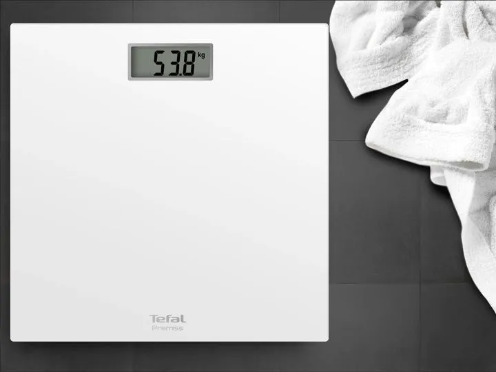 Ваги Tefal підлогові Premiss, 150кг, CR2032x1 в комплекті, скло, білий - 2