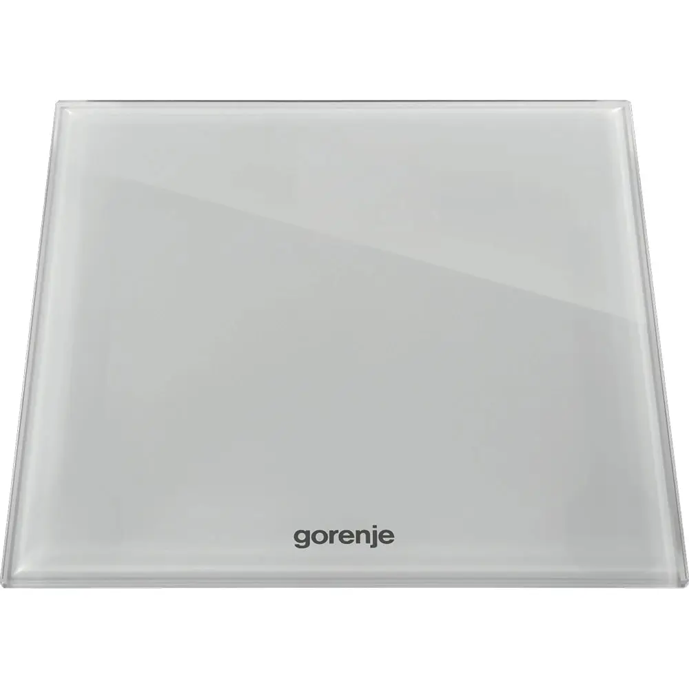 Ваги підлогові Gorenje, 180 кг, дисплей, скло, білий