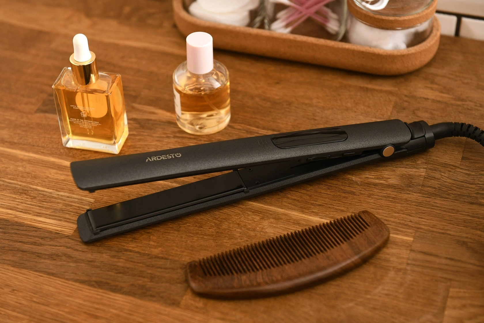 Випрямляч Ardesto HS-615D, 50Вт, 110-230C, кераміка, чорний - 2