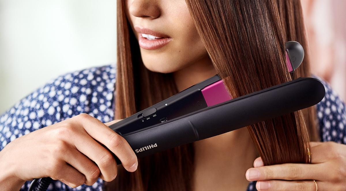 Випрямляч Philips Series 3000, режимів-2, 180-220С, кераміка, чорний - 2