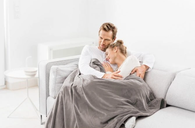 Електроковдра Beurer, від мережі, 200х150см, 150Вт, 6 режимів, фліс, сірий - 2