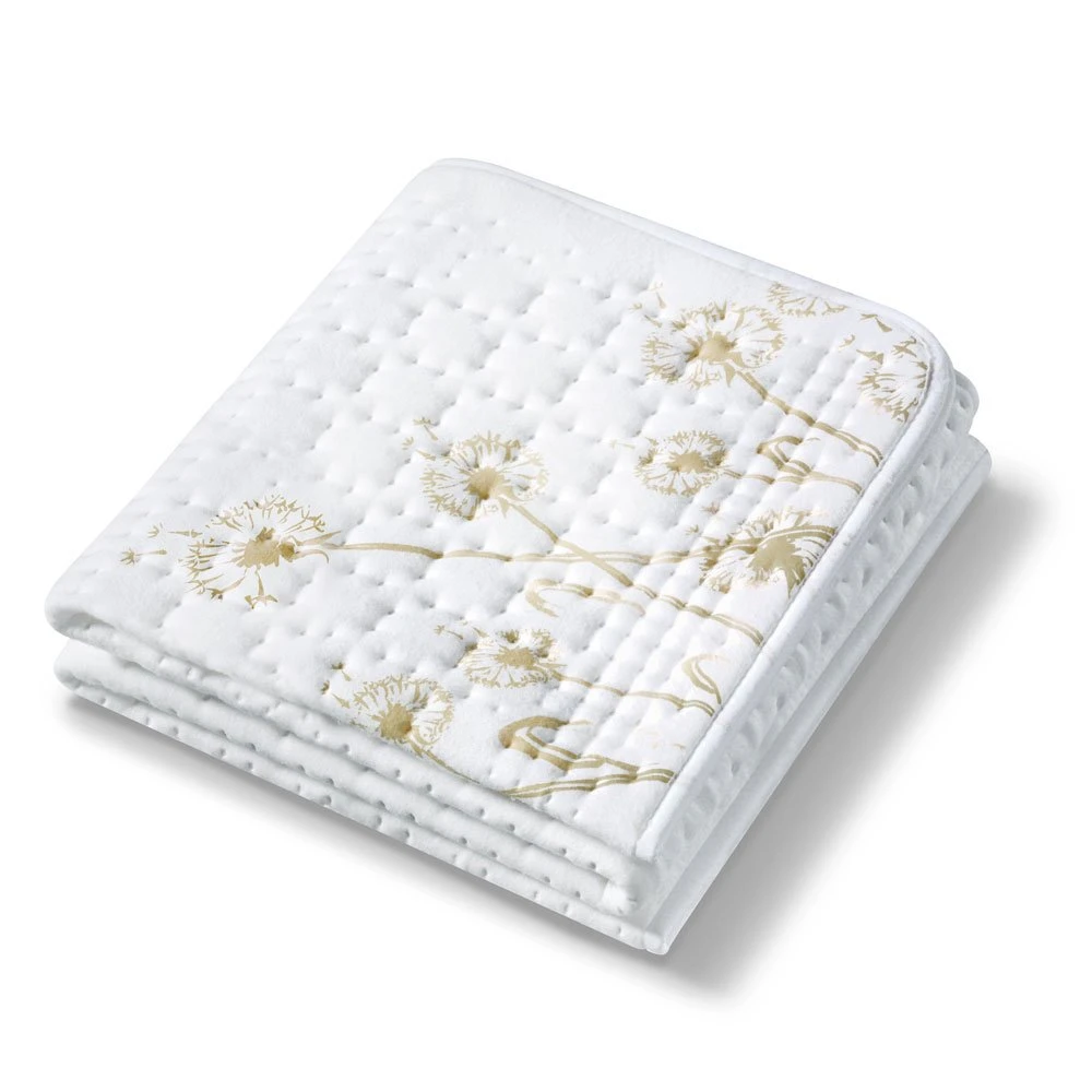 Електропростирадло Beurer, від мережі, 150х80см, 60Вт, 3 режими, бавовна, фліс, білий - 2