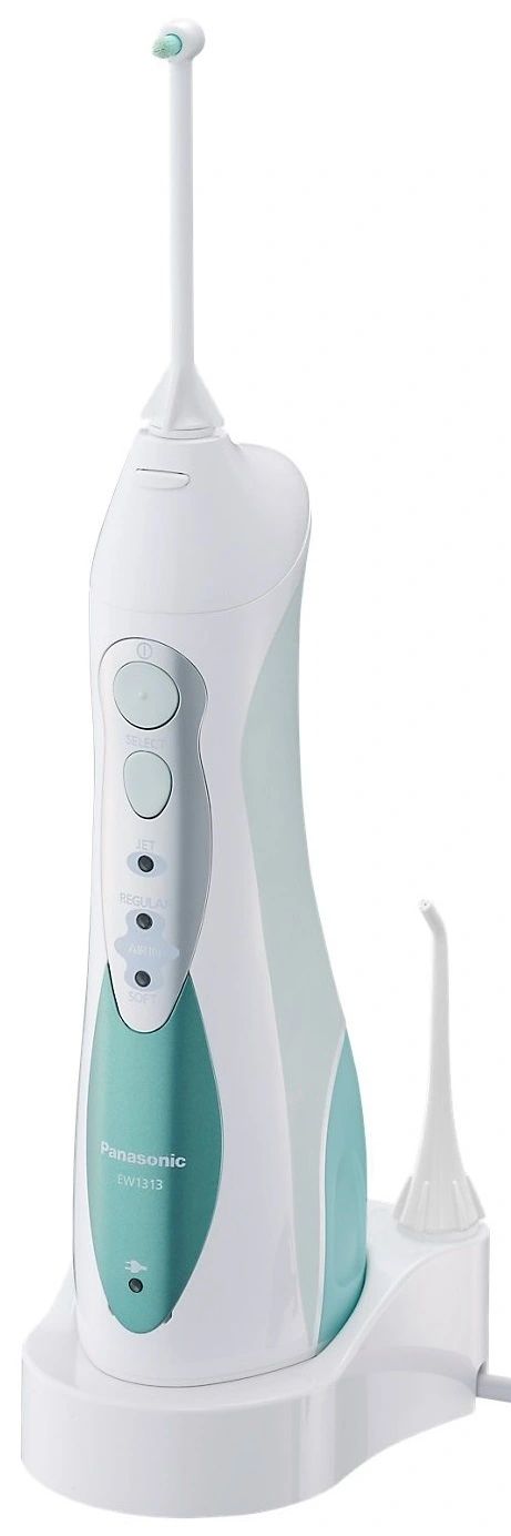Іригатор Panasonic портативний, чаша 130 мл, акумулятор в комплекті, біло-блакитний