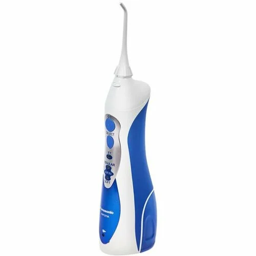 Іригатор Panasonic портативний, чаша 130 мл, акумулятор в комплекті, біло-синій