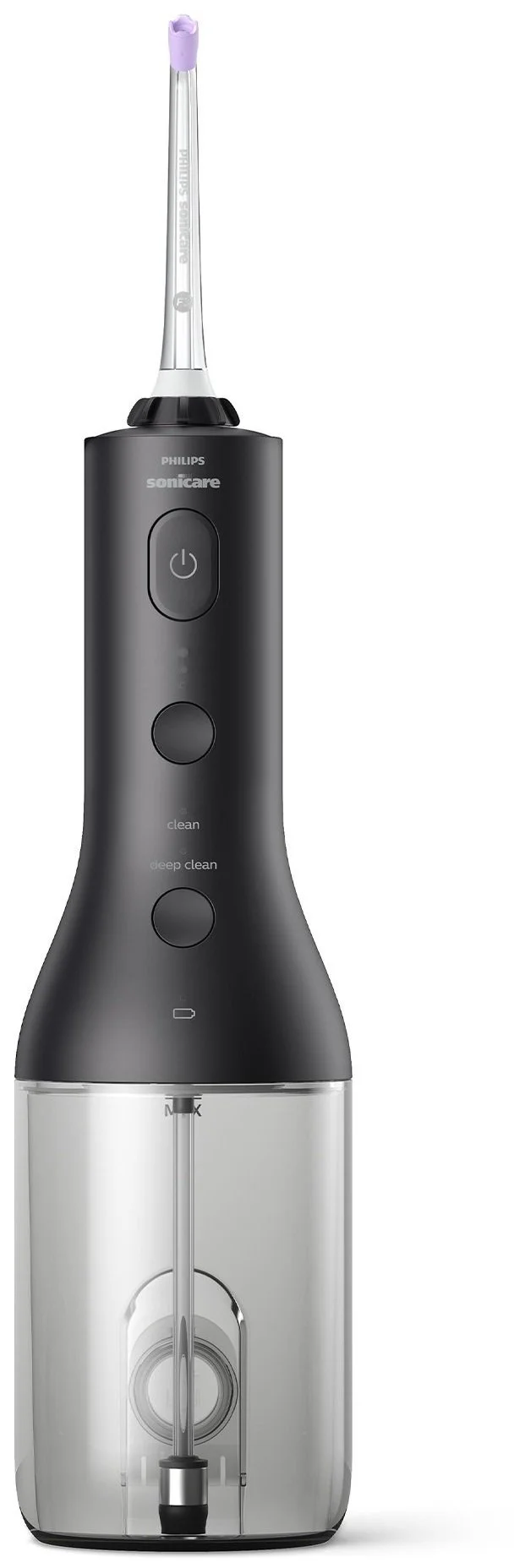 Іригатор Philips портативний Sonicare Cordless Power Flosser 3000, чаша 250 мл, чохол, 2 насадки , ч - 2