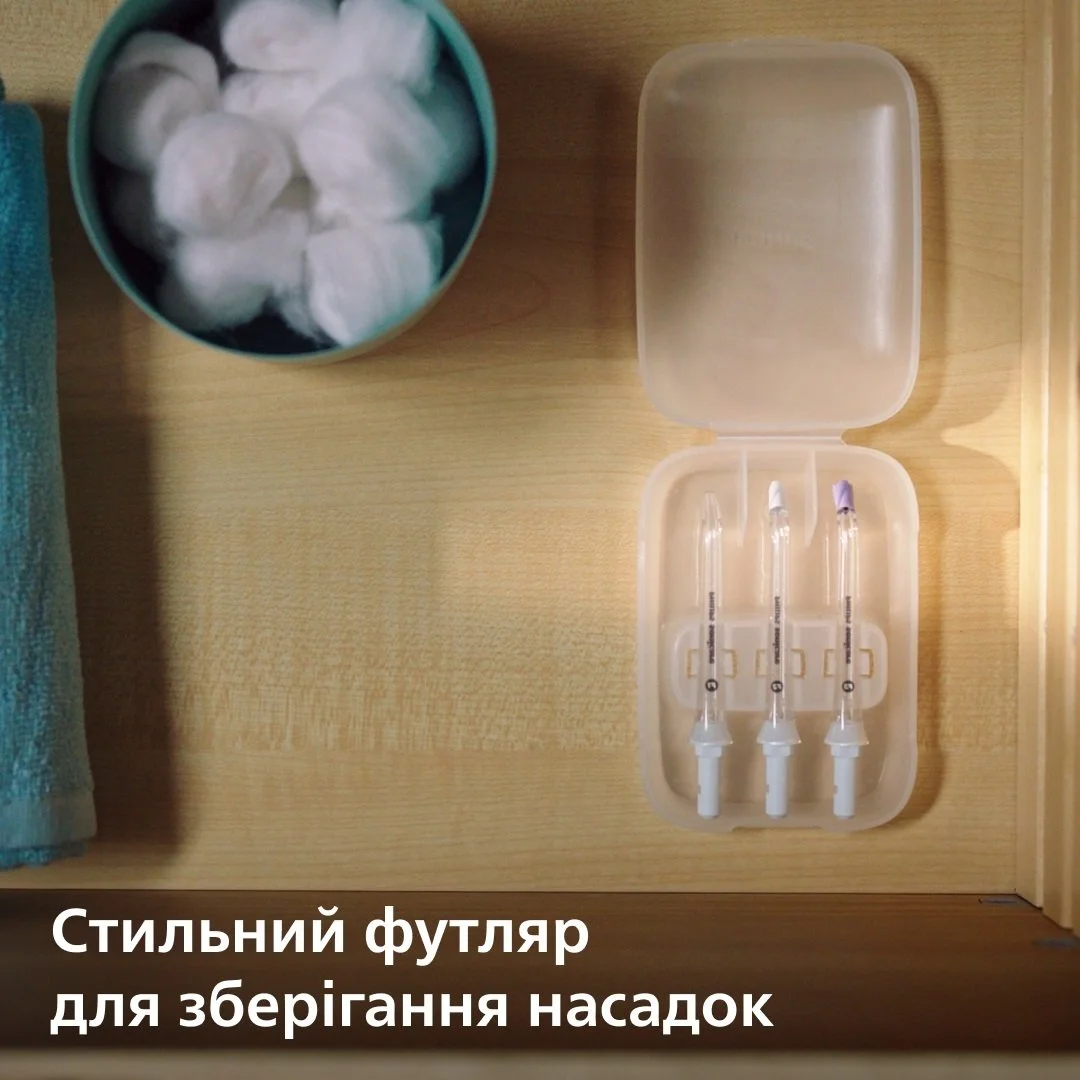 Іригатор Philips стаціонарний Sonicare Philips Sonicare Power Flosser 7000, чаша 600 мл, від мережі - 2