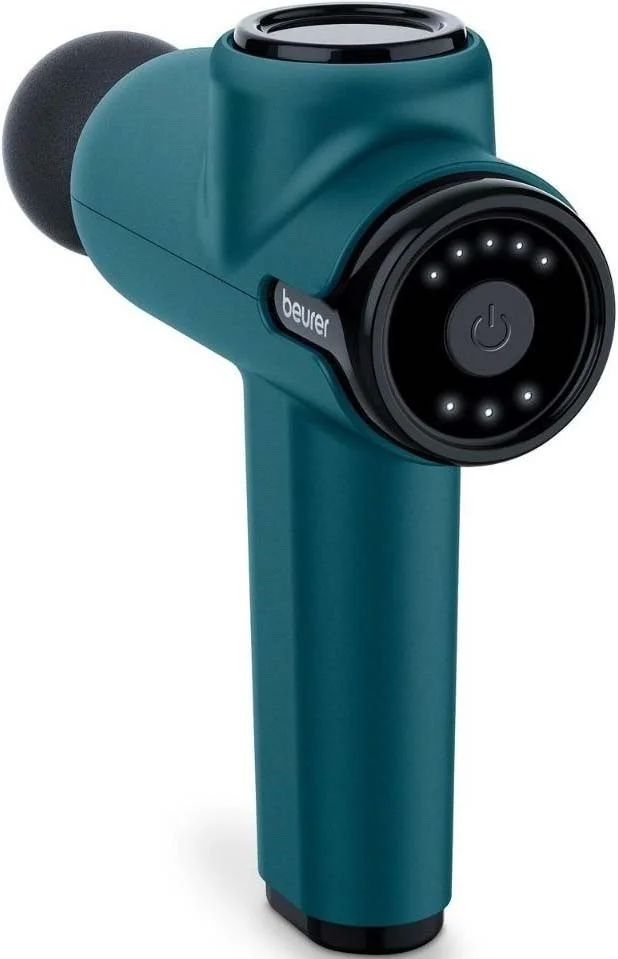 Масажер Beurer для тіла, літій-іонний акум., фасціальний, 4 насадок, зелений - 2
