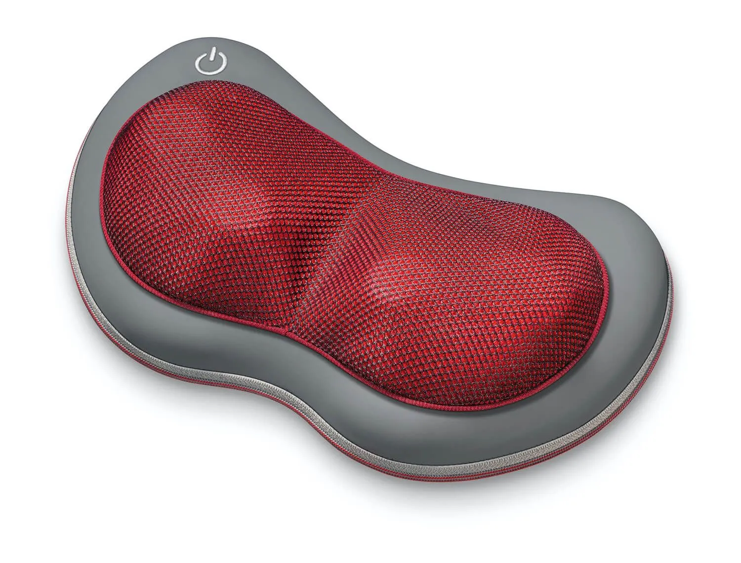 Масажна подушка Beurer для плечей, шиї, спини та ніг, від мережі, 4 головки шиацу, підігрів, автовим