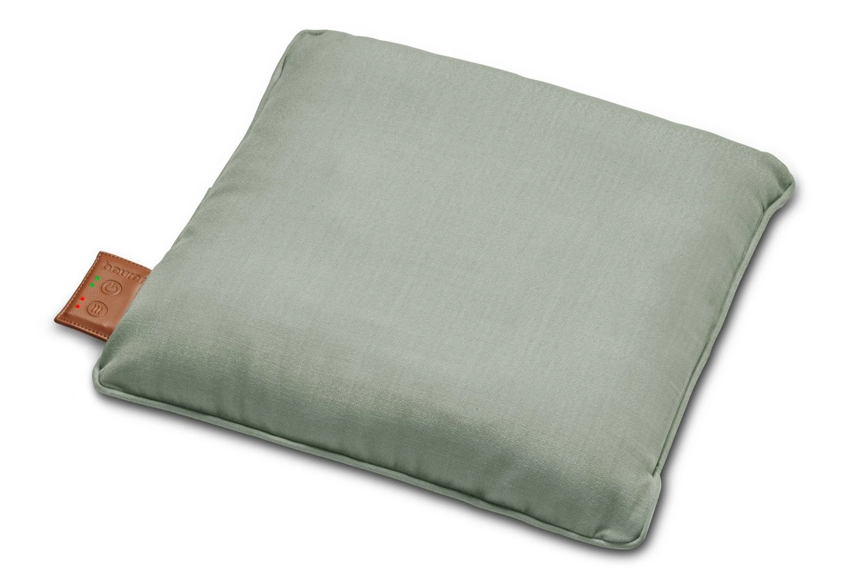 Масажна подушка Beurer для плечей, шиї, спини, ніг, літій- іонний акум., змінний чохол, сірий