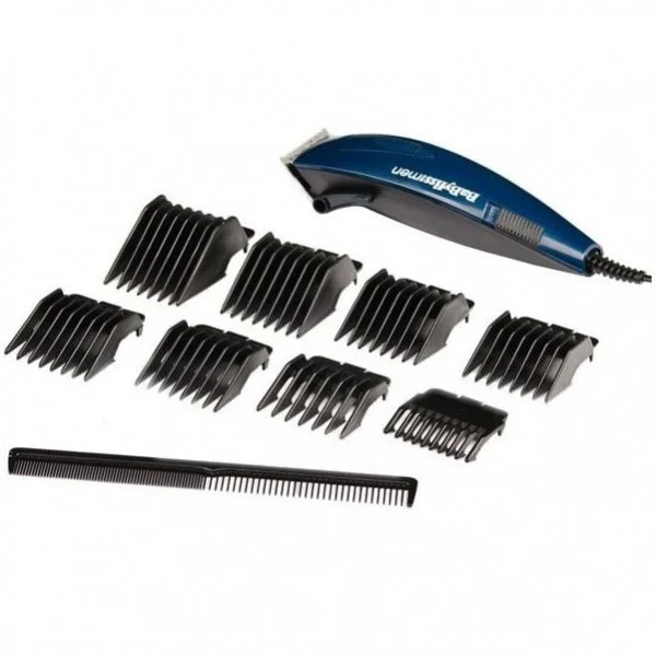 Машинка для стрижки Babyliss, от сети, насадок-8, сталь, синий - 2