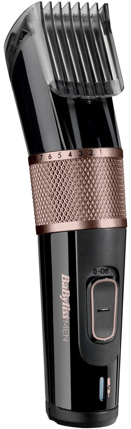 Машинка для стрижки Babyliss, сеть+аккум., вибрационный мотор, насадок-1, сталь, черно-коричневый - 2