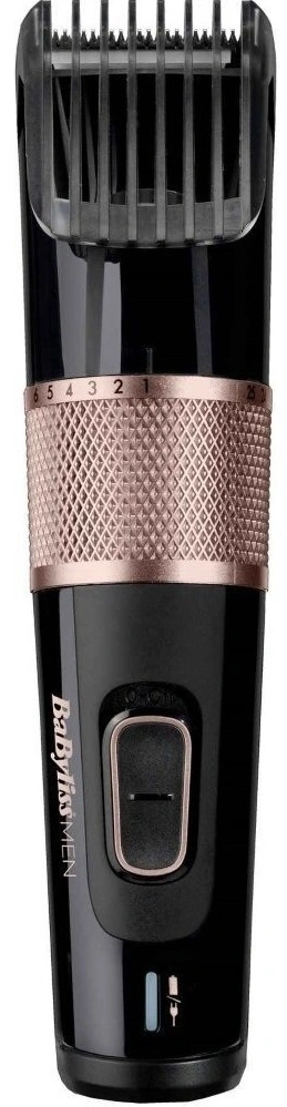 Машинка для стрижки Babyliss, сеть+аккум., вибрационный мотор, насадок-1, сталь, черно-коричневый