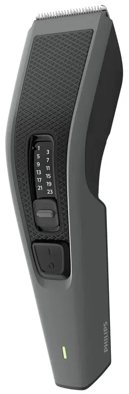 Машинка для стрижения Philips Series 3000, акум., роторный мотор, насадок-2, сталь, черно-серый - 2