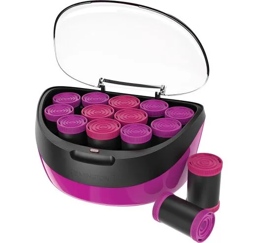 Термо бігуді Remington Jumbo Curls, 600Вт, D-36,41mm, 12шт, іонізація, кондиціонування, рожевий