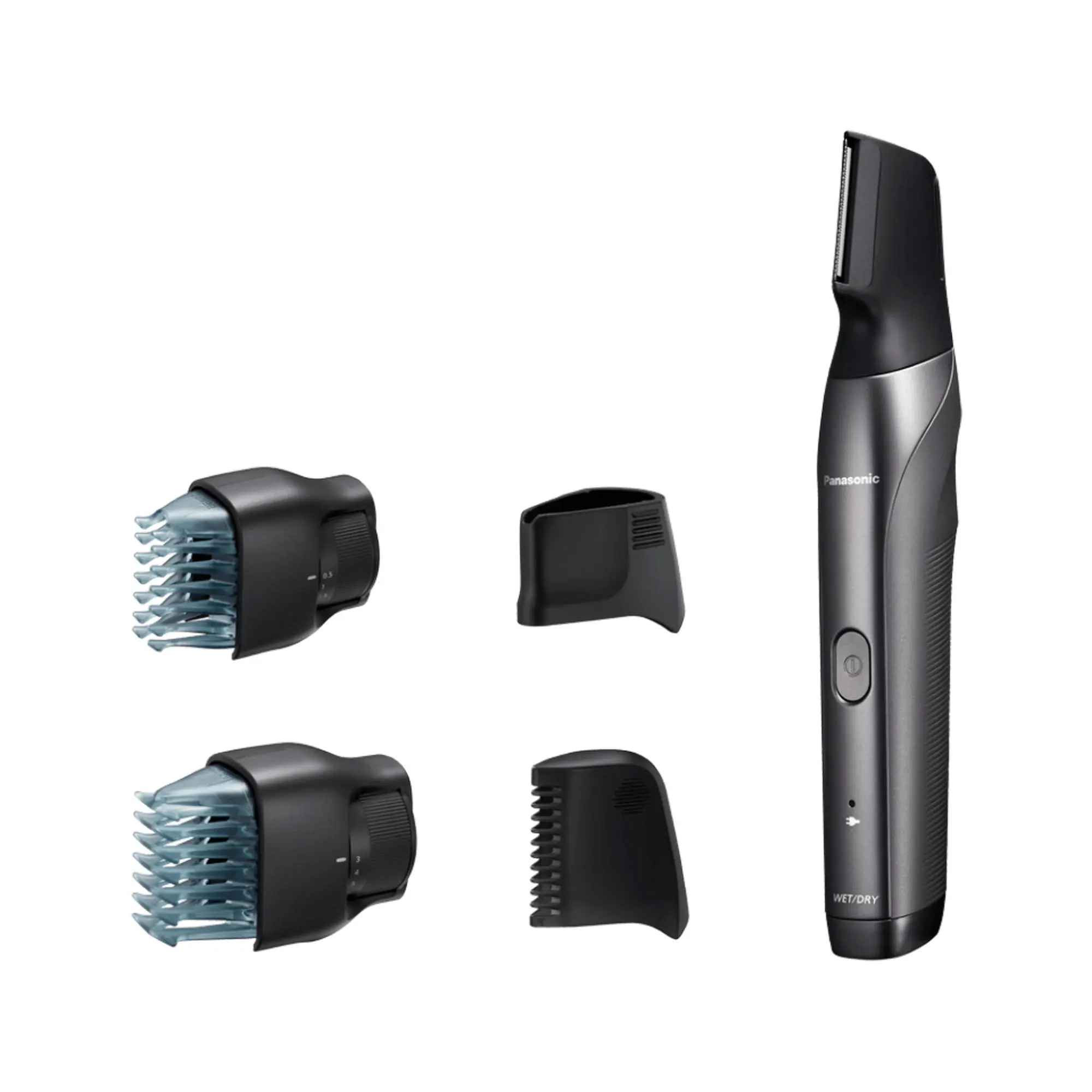 Тример Panasonic, для бороди, вусів, голови та тіла, мережа+акумулятор, чохол, швидка зарядка,