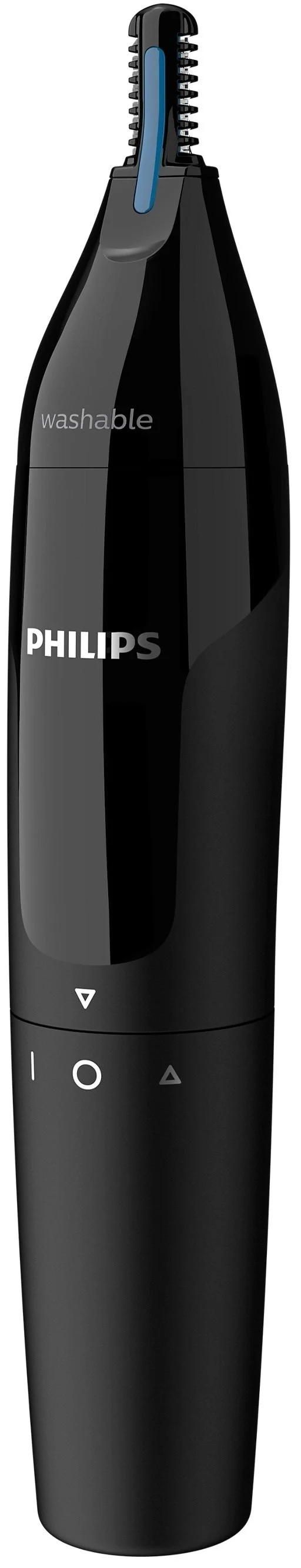 Тример Philips Series 1000, для носа та вух, 1хАА, сталь, чорний - 2