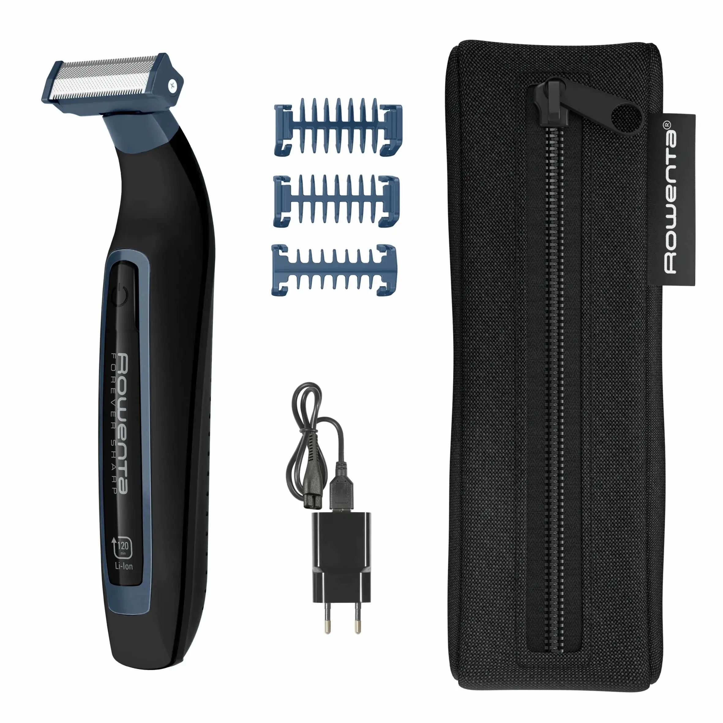 Тример Rowenta Forever Sharp Sport Collection, для бороди і вусів, мережа+акумулятор, нас
